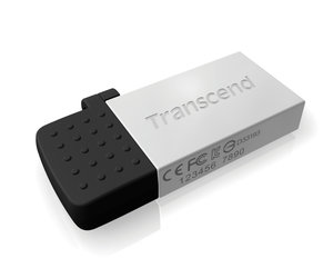 Flash USB Transcend JetFlash 380S 32GB USB 2.0 - stříbrný