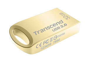 Flash USB Transcend JetFlash 510G 32GB USB 2.0 - zlatý/kovový