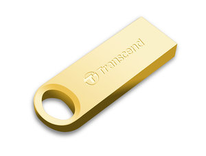 Flash USB Transcend JetFlash 520G 32GB USB 2.0 - zlatý/kovový