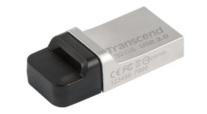 Flash USB Transcend JetFlash 880 32GB OTG USB 3.0 - kovový