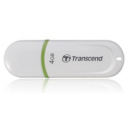 Flash USB Transcend JetFlash 330 4GB USB 2.0 - bílý/zelený