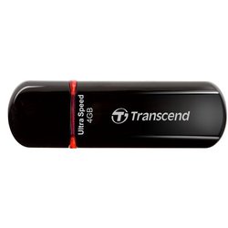 USB Flash Transcend JetFlash 600 4GB USB 2.0 - černý/červený