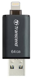 Flash USB Transcend JetDrive Go 300 64GB USB 3.1 - černá