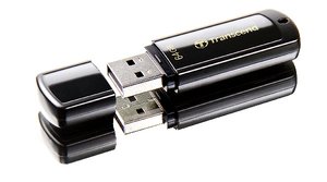 Flash USB Transcend JetFlash 350 64GB USB 2.0 - černý