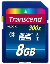 Paměťová karta Transcend SDHC Premium 8GB UHS-I U1 (45MB/s)