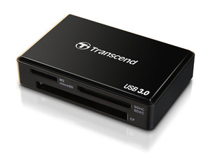 Čtečka paměťových karet Transcend RDF8 USB 3.0 - černá