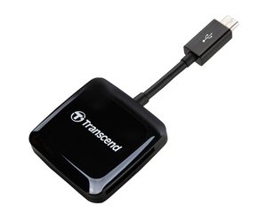 Čtečka paměťových karet Transcend OTG microUSB 2.0 SD, SDHC, microSD, microSDHC