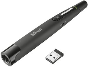 Prezentér Trust Puntero Wireless Laser 3 tlačítka / - černý