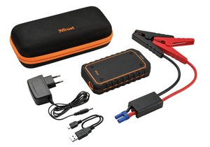 Powerbank Trust Car Jump Starter 10000mAh - černý/oranžový