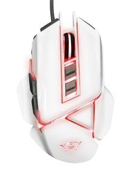 Myš Trust GXT 154 Falx Illuminated / optická / 7 tlačítek / 2400dpi - bílá