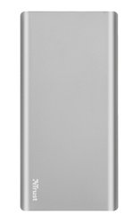 Powerbank Trust Omni Thin 10000mAh, USB-C, QC 3.0 - stříbrná