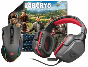Herní set Trust GXT Gaming 3in1 (headset, myš, podložka) + Hra Far Cry 5 ZDARMA
