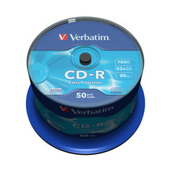 Disk Verbatim Extra Protection CD-R 700MB/80min, 52x, 50-cake