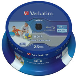Disk Verbatim BD-R 25GB, 6x, 25-cake