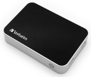 Power Bank Verbatim 10400mAh - černý/hliník