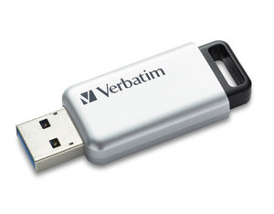 Flash USB Verbatim Secure 'n' Go Pro 64GB USB 3.0 - stříbrný