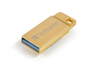 Flash USB Verbatim Store 'n' Go Metal Executive 64GB USB 3.0 - zlatý