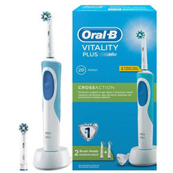 Zubní kartáček Oral-B Vitality Cross Action PLUS + 1 náhradní kartáček