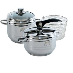 Tlakový hrnec Orion Profi Duo 3,5 l + 5 l (113044)