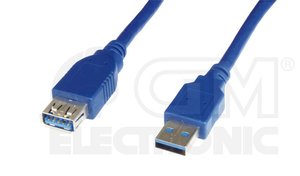 Propojovací kabel USB 3.0 A (M) / USB 3.0 A (F), 5m VIGAN