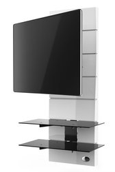 Meliconi 488311 GHOST DESIGN ROTATION Sestava pro TV a komponenty k instalaci na