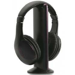 MANTA MM65 - Sluchátka bezdrátová 5 v 1, black.