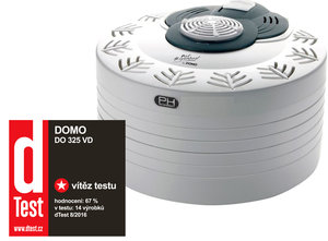 Sušička potravin edice Piet - DOMO DO325VD, 5 výškově nastavitelných pater