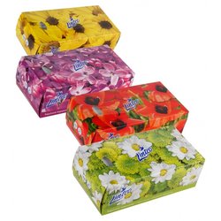 Linteo Satin papírové kapesníčky v krabičce 2-vrstvé 150 ks