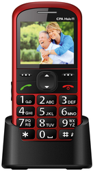 Mobilní telefon senior CPA HALO 11 červený