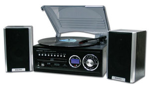 HI-FI mikro systém s gramofonem Roadstar HIF 8888TUMPN, USB, ČTEČKA PAMĚŤOVÝCH KARET