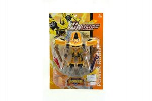 Auto/robot transformer plast 24cm asst 2 barvy na kartě