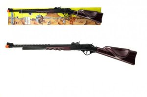 Pistole/Puška na kapsle 8 ran plast 84cm na kartě