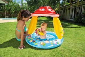 Bazén nafukovací baby muchomůrka 102x89cm od 1-3 let