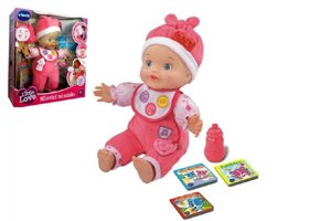 Miminko mluvící Little Love Vtech plast 34cm na baterie v krabici 33x35,5cm 2+