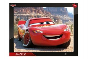 Puzzle deskové Cars Blesk McQueen 37x29cm 40 dílků