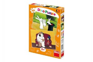 Puzzle Večerníčky 2x48 dílků v krabičce 19x27,5x3,5cm