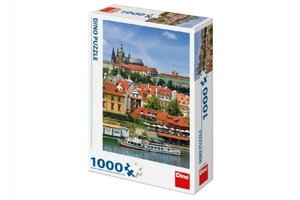 Puzzle Pražský hrad 47x66cm 1000 dílků v krabici 23x32x7,5cm