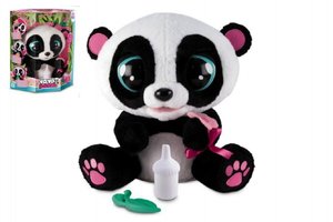 YOYO Panda interaktivní hýbající se 28cm plyš na baterie se zvukem v krabici 40x