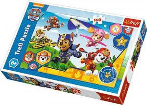 Puzzle Tlapková Patrola/Paw Patrol 41x27,5cm 160 dílků v krabici 29x19x4cm
