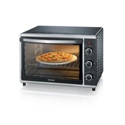 Horkovzdušná trouba Severin TO 2058 s otočným grilem a pizza kamenem