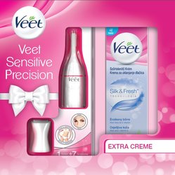 Zastřihovač chloupků Veet Sensitive Precision + Depilační krém pro citlivou pokožku 100ml
