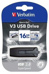Flash USB Verbatim Store 'n' Go V3 16GB USB 3.0 - černý